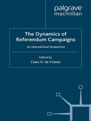 cover image of The Dynamics of Referendum Campaigns